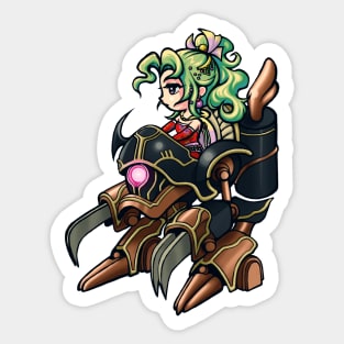 Terra in Magitek Armor - Final Fantasy VI Sticker